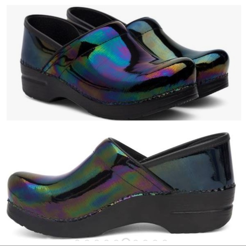 Dansko Women&s Professional - Petrol Patent size 41 US 10.5-11